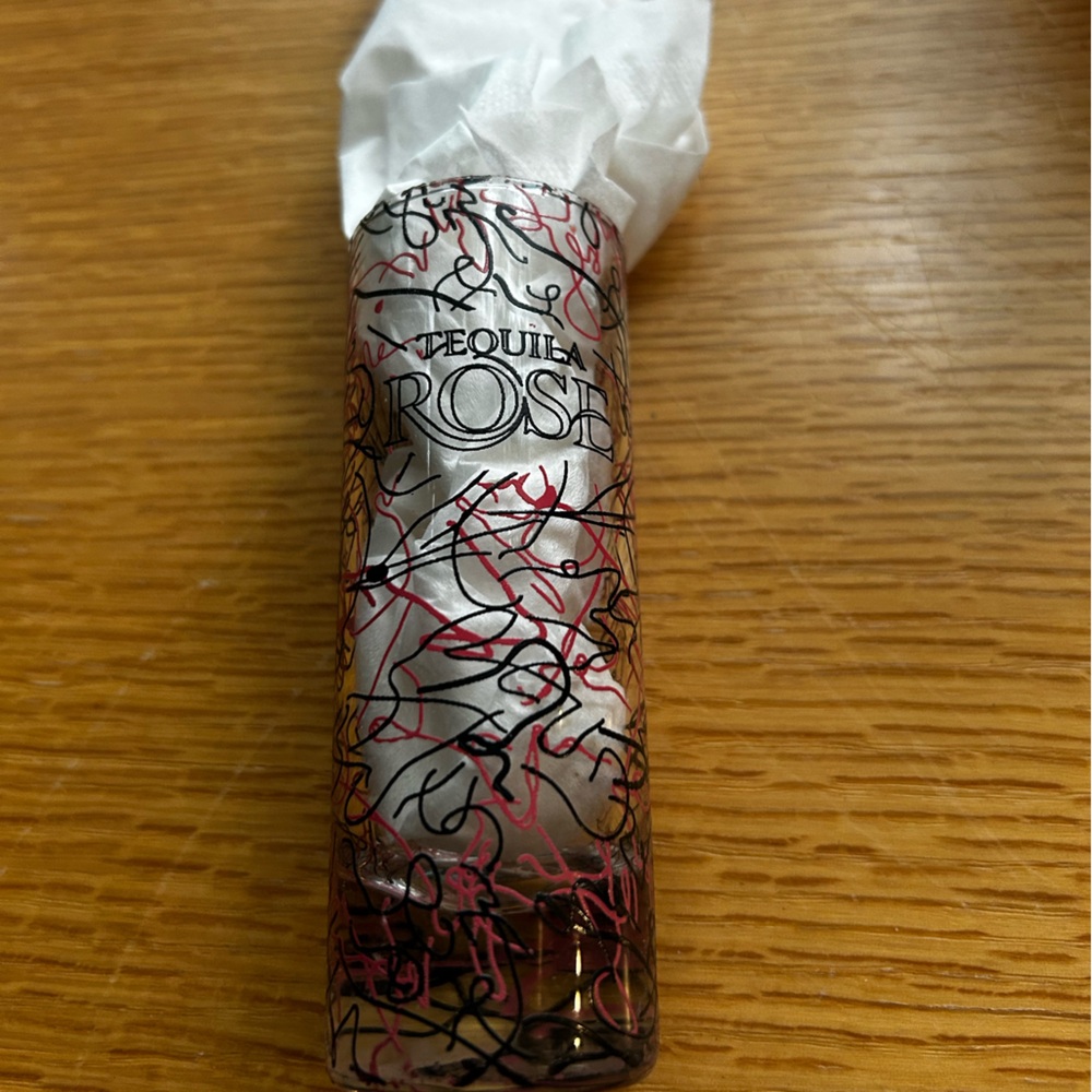Tequila rose shot glass